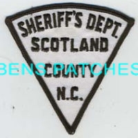 NORTH CAROLINA,A,SCOTLAND COUNTY SHERIFF 1B